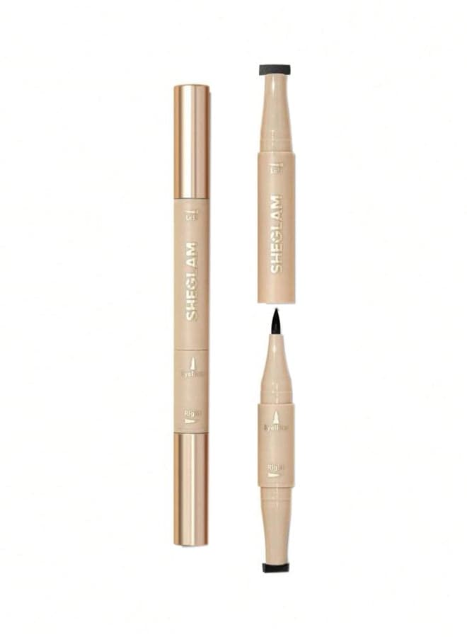 Eye Stamp Foxy With A Pencil Liner Black