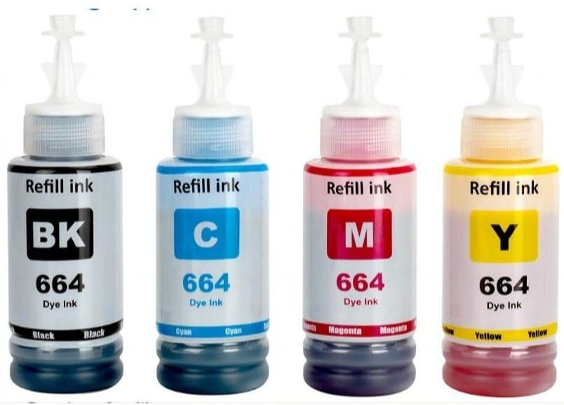 NexNova® ink Set 664 for Epson for EcoTank Printer L210 L220 L300 L355 L365 L555 L1300
