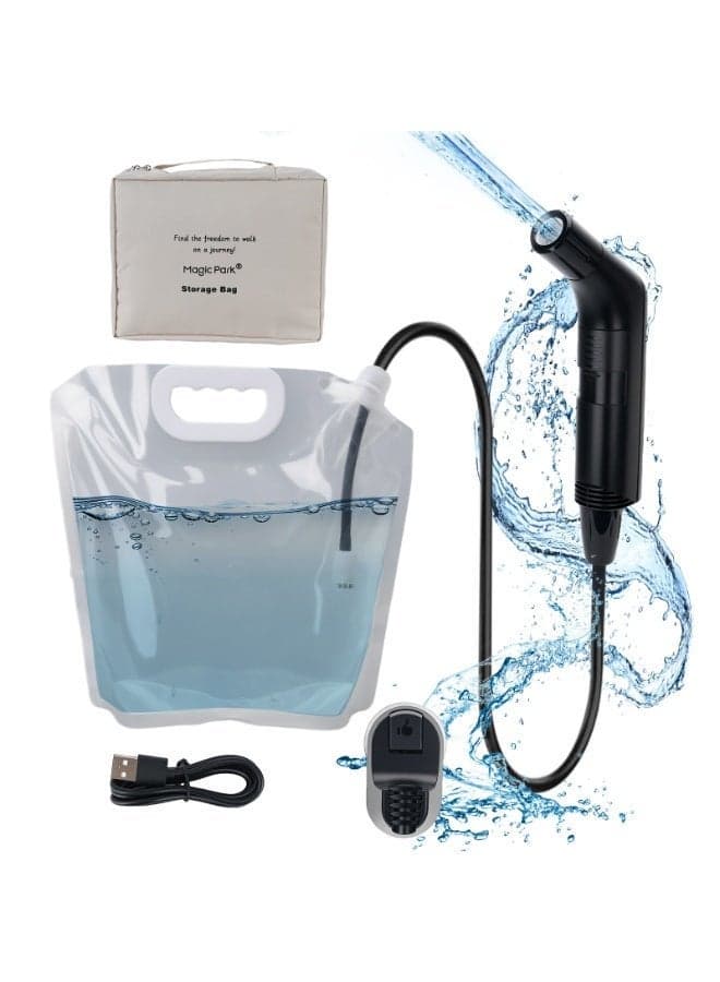 Portable Bidet for Travel Portable with 3L Water Bag Travel Camping Bidet Shower Rechargeable Bidet Spray for Personal Hygiene Cleaning.