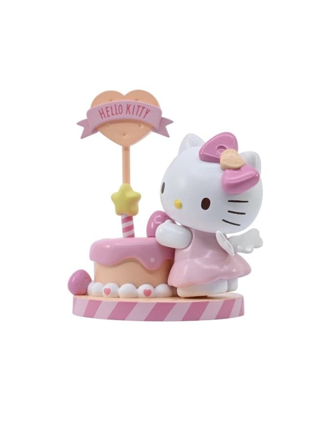 Hello Kitty & Friends Memo Stand Party Time Collectible Figure - Hello Kitty | Sanrio Characters | Display Figure | Memo Stand to hold your notes and photos | Perfect Gift for Collectors and Kids