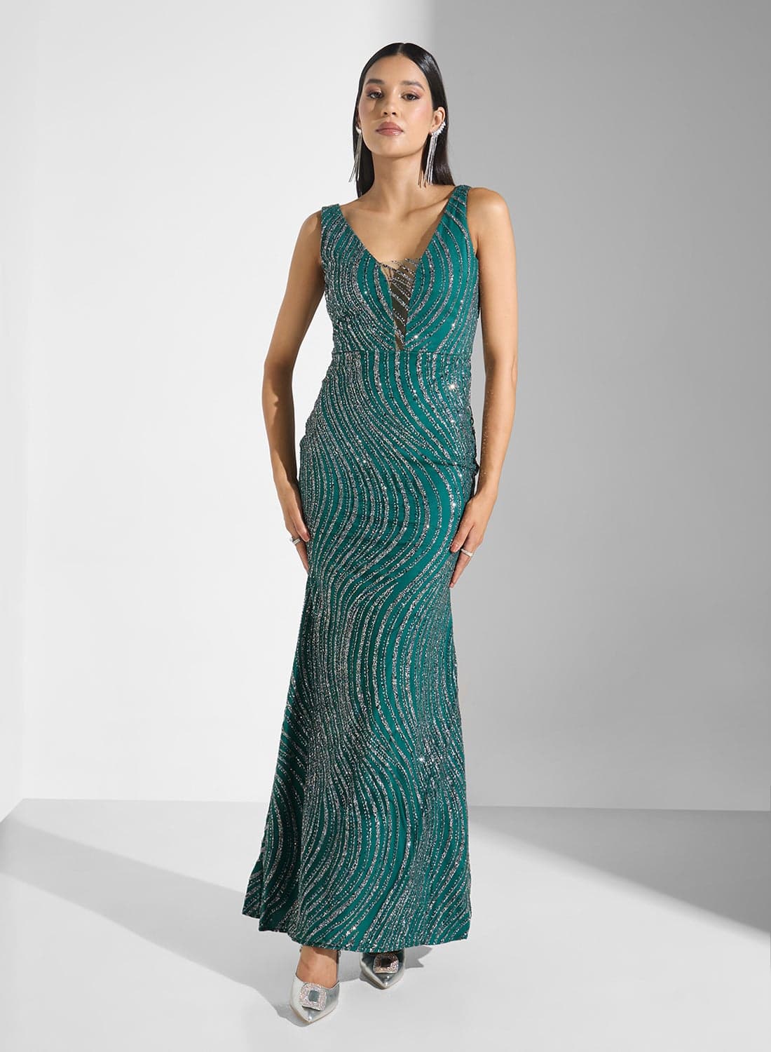 Shimmer Bodycon Dress