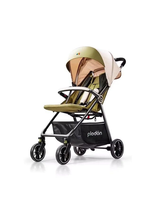 Lightweight Foldable Baby Stroller A6-Green