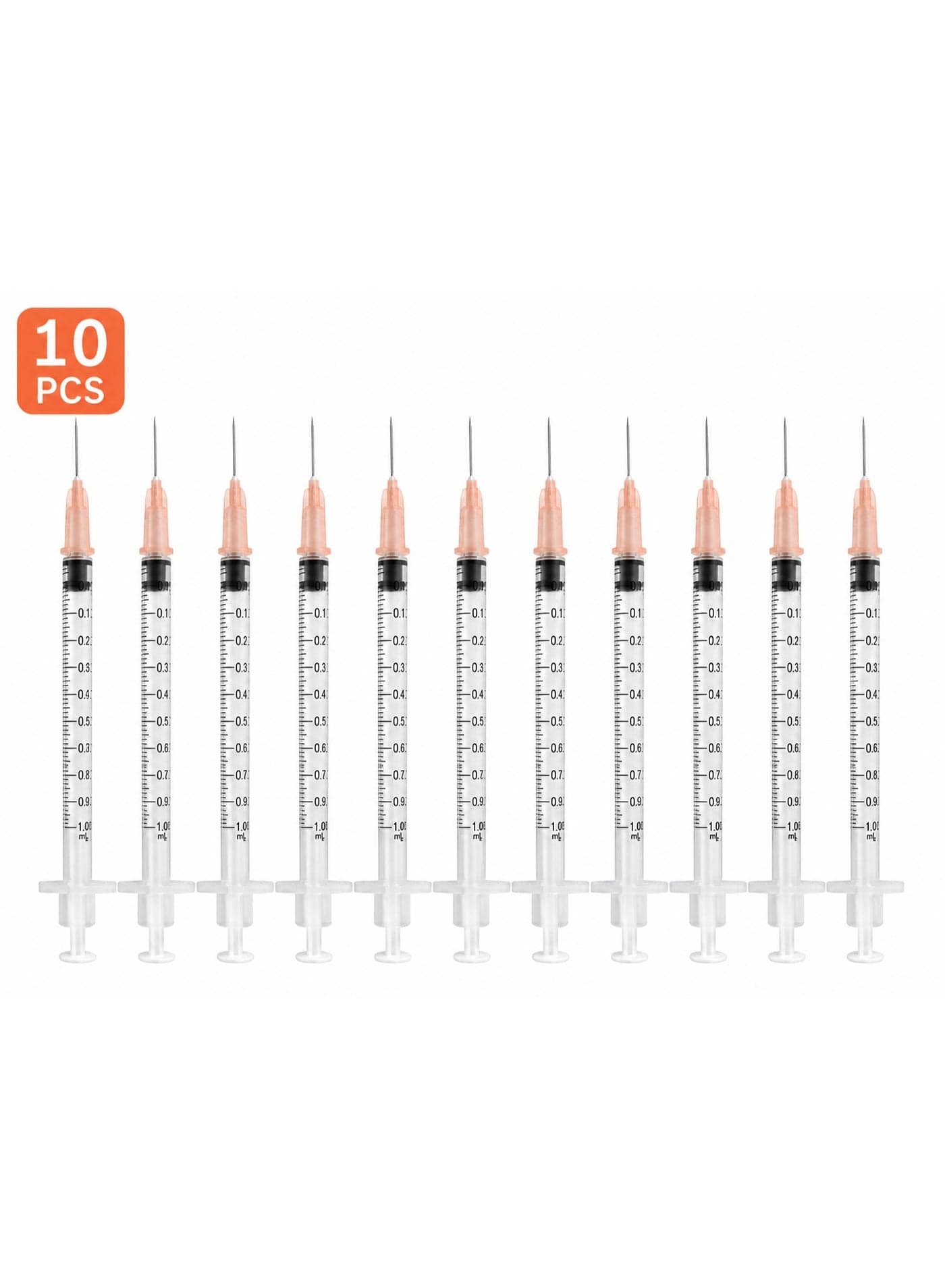 Dispo Van 1mL Insulin Syringe 26G x 1/2" (0.45 x 13mm) 10 PCS