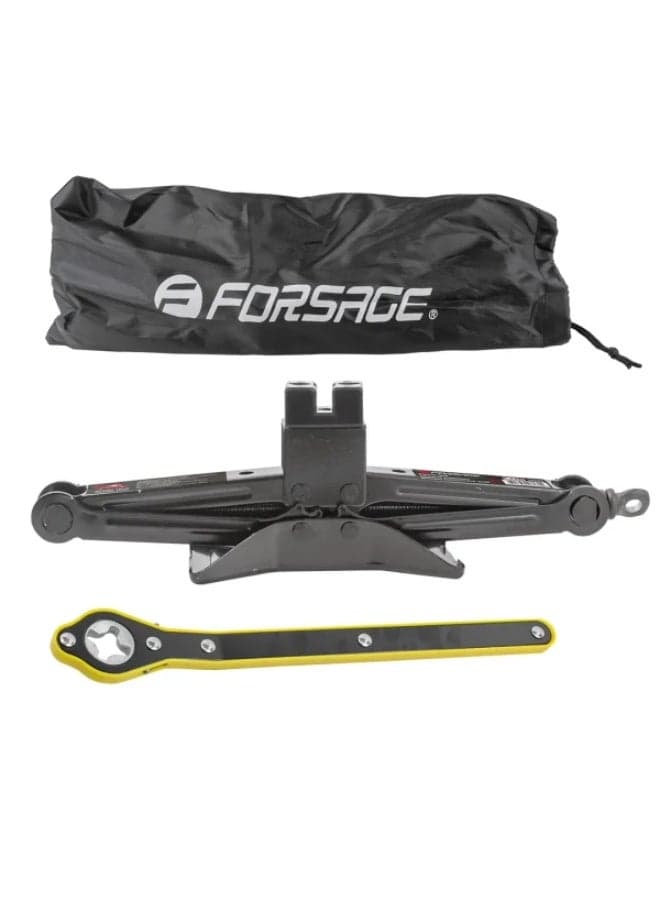 Scissor jack 2T (h min 120mm, h max 415mm)