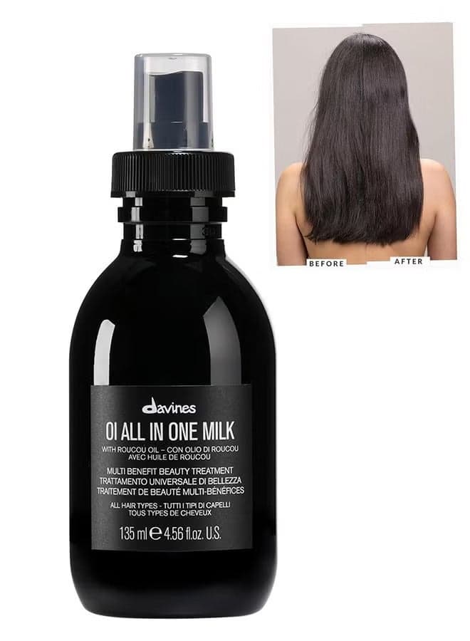 OI All in One Milk | Hair Milk Spray | Powerful Hair Detangler + Hydrating Leave-In Treatment | Smoothes Frizzy Hair