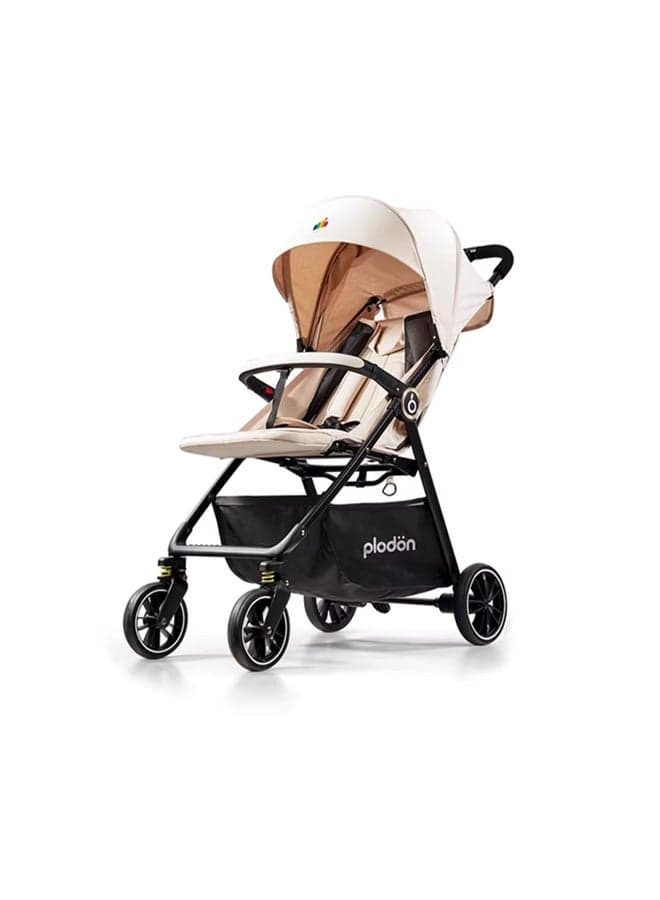Lightweight Foldable Baby Stroller A6-Beige