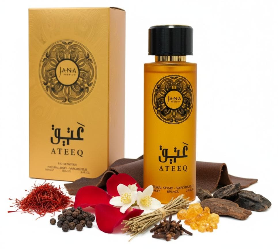 Ateeq Perfume 100ml by Jana Beauty – Luxurious Oriental Scent, Long-Lasting, Perfect for All Occasions
