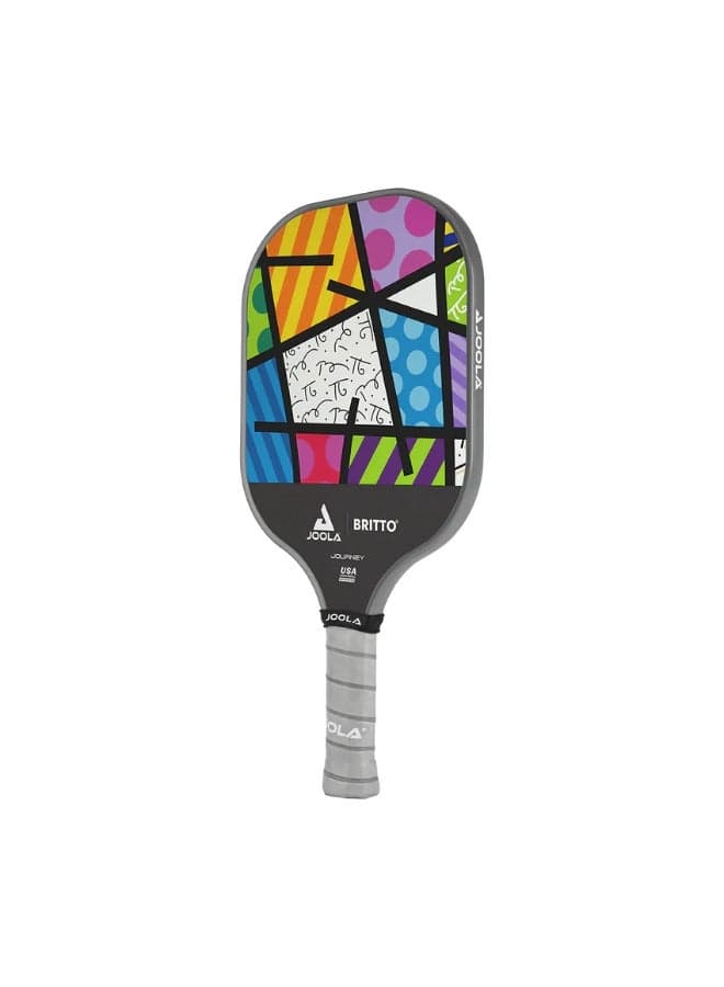 JOOLA Britto Pickleball Paddle – Landscape Colorful Design | Fiberglass Surface | 10mm Polymer Core | Lightweight Paddle | USAPA Approved