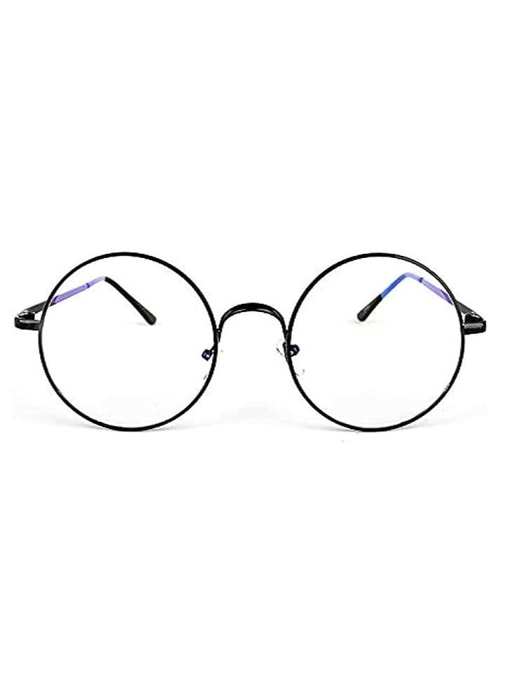 ORiTi Retro Clear Lens Nerd Frames Glasses Vintage Round Full Metal Prince sunglasses