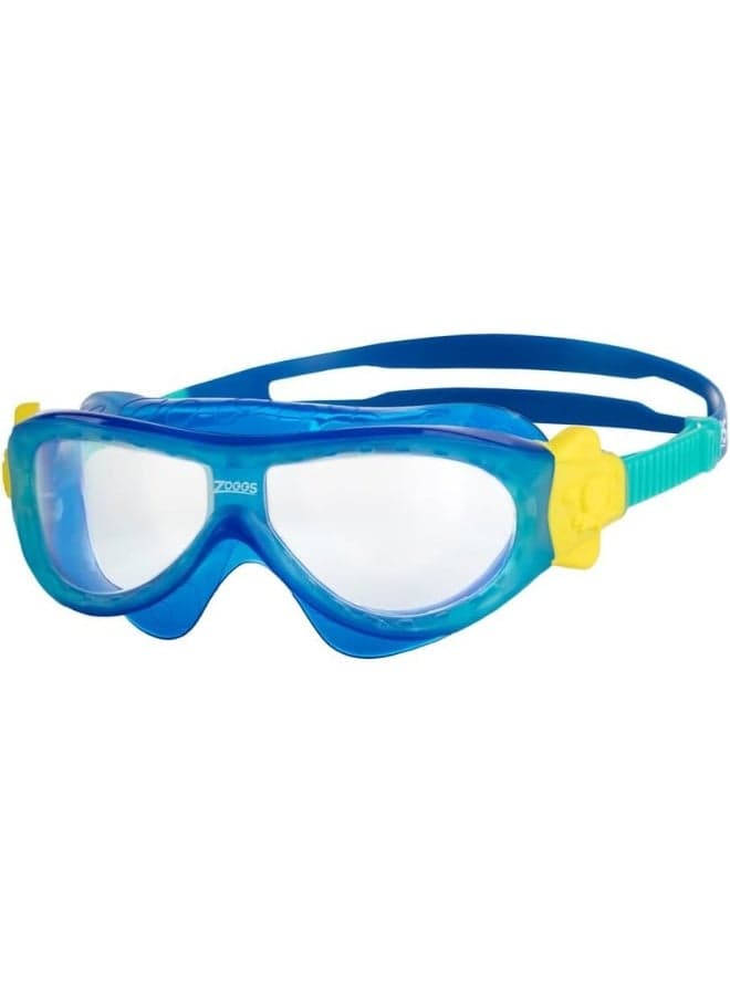 Phantom Kids Mask Blue Turquoise Clear
