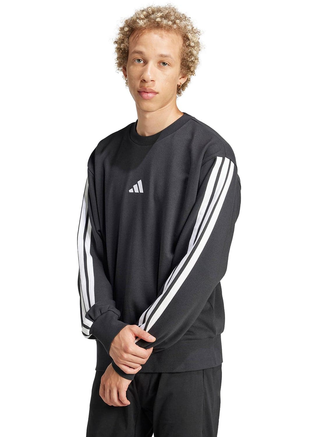 3-Stripe Essential French Terry Sweatshirt