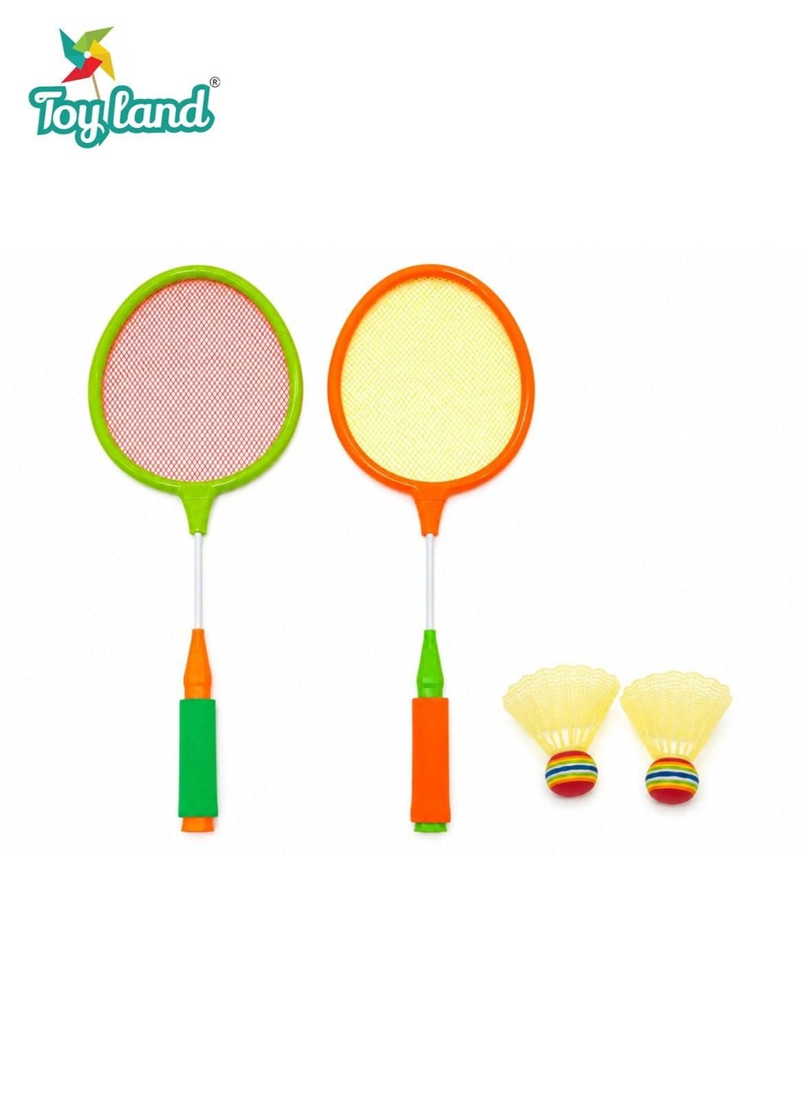 Kids Badminton Racket Set with 2 Rackets & 2 Shuttlecocks | Lightweight Indoor & Outdoor Sports Game Set | Fun Family Garden Beach Backyard Play for Boys & Girls