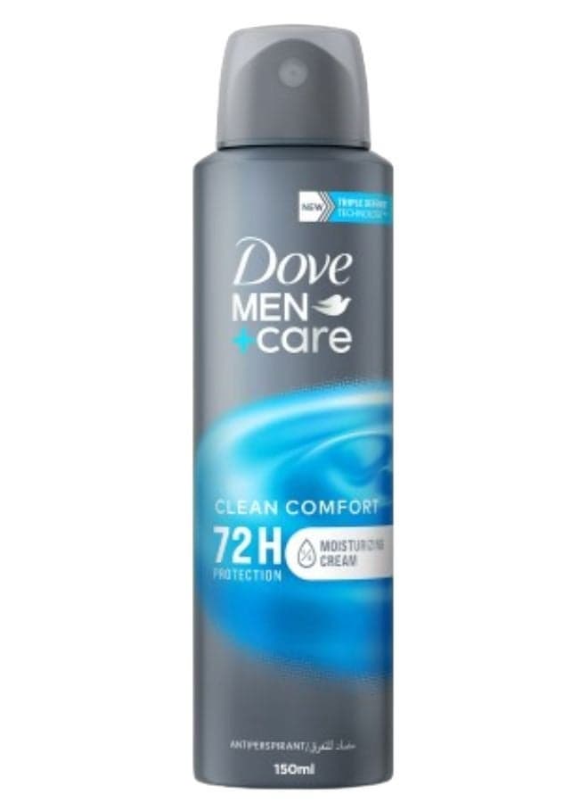 Antiperspirant Deodorant Body Spray, Clean Comfort, Triple Defense Technology