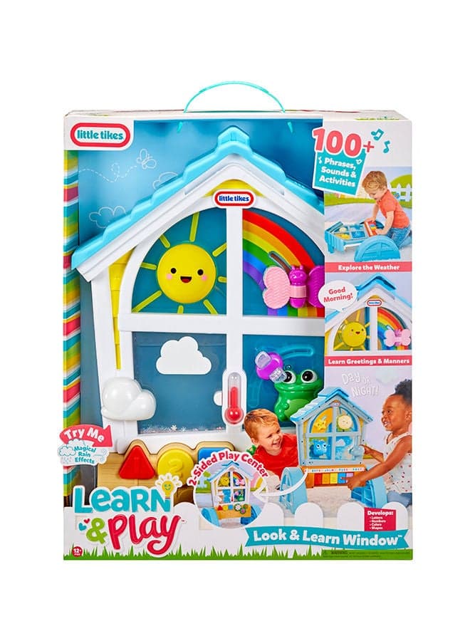 Learn And Play Look Window, 2 Sded Play Center, 100+ Phrases, Sounds And Activities