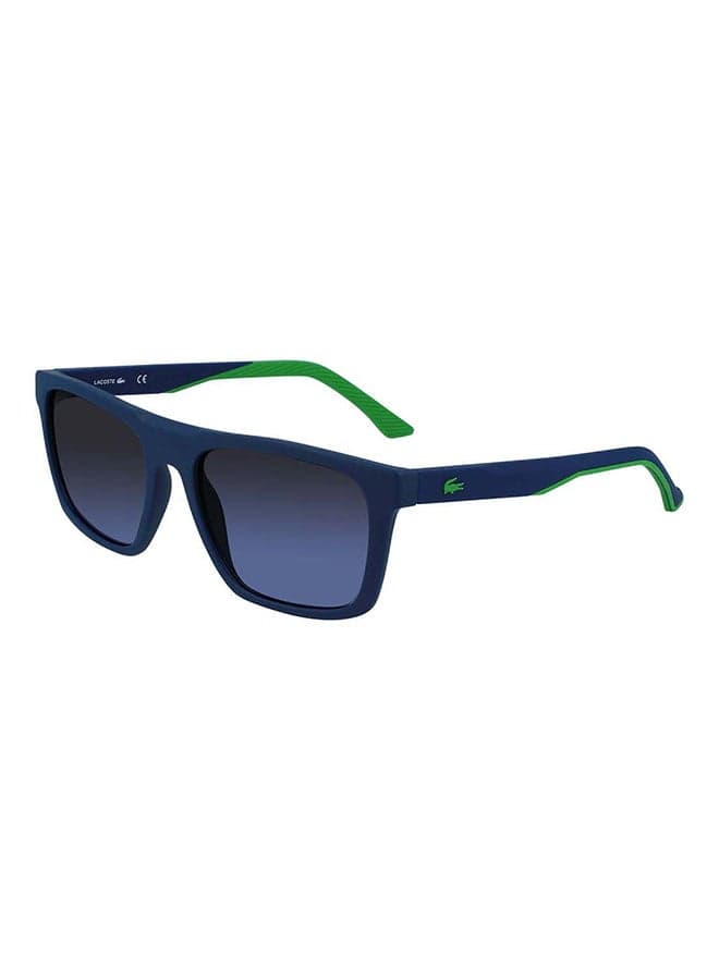 Men Full Rim Bio Injected Modified Rectangle Sunglasses L957S-401-5618