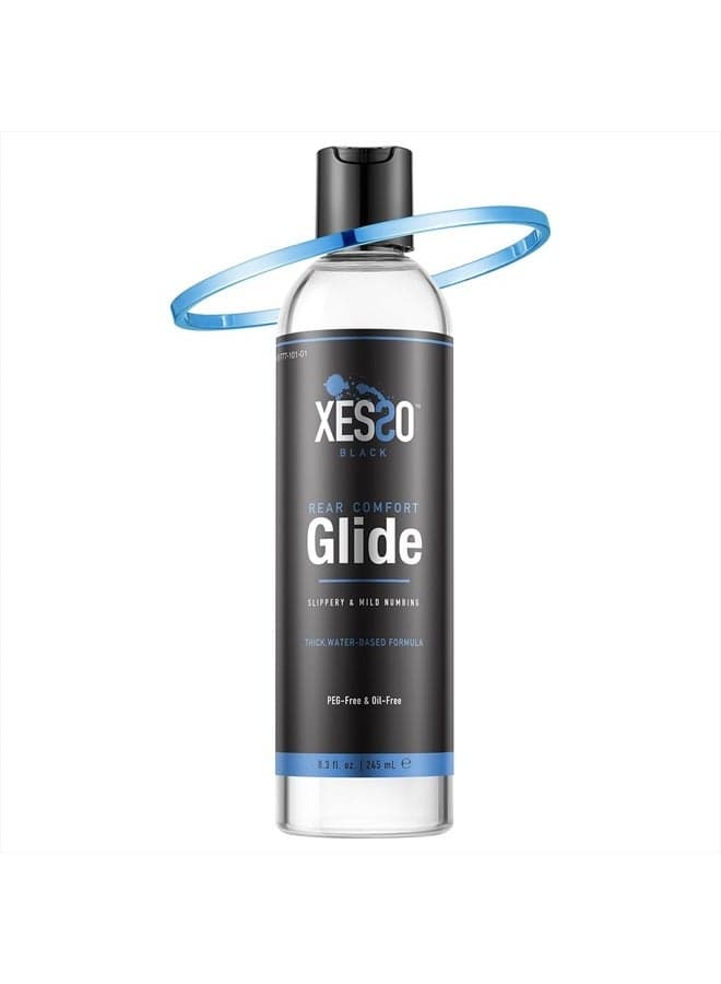 Water-Based Comfort Lube for Men Women Couples 8.3 Fl Oz, Gently Numbing, Backdoor Relax Desensitizing Gel, Rear Comfort Lube Made US, Discreet Packaging