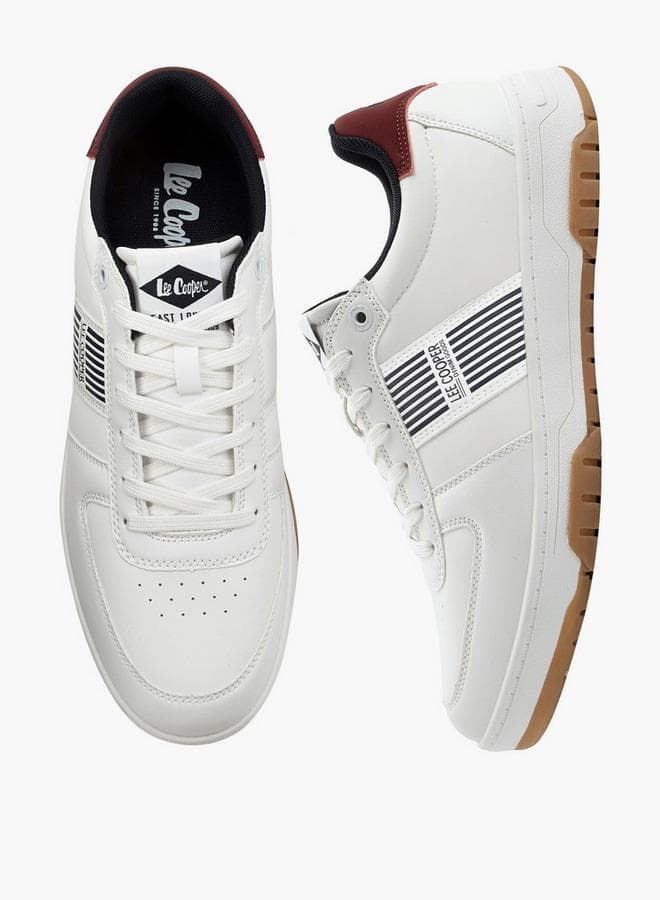 Men Lace-Up Ankle Sneakers