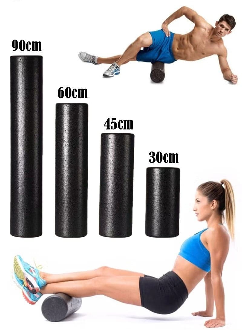 High Density Yoga Foam Roller for Back, Legs Exercise, Massage, Muscle Recovery and for Pain Relief Great for Fitness Enthusiasts of all Levels Perfect for Developing Core and Stamina