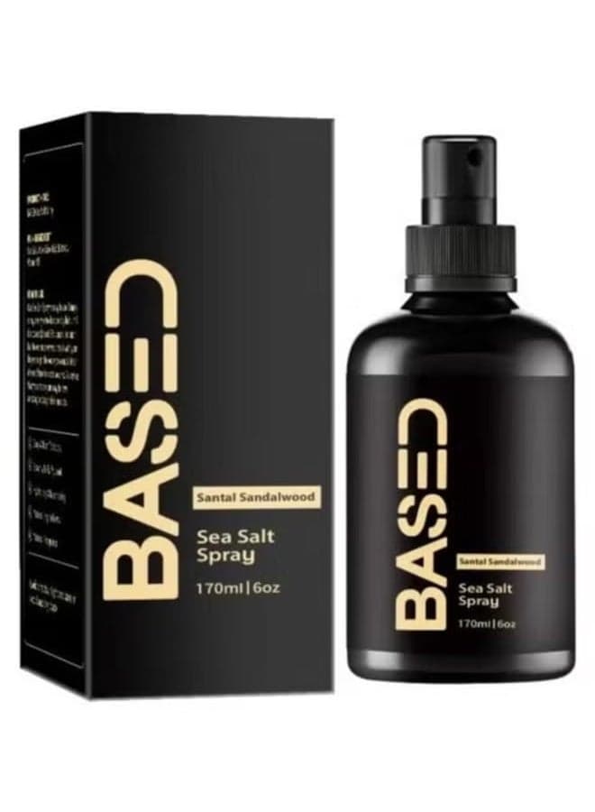 Sea Salt Spray, Natural Finish Sea Salt Spray for Hair, Gives Volume and Texture, Enriched with Seaweed and Vitamin B5, Lightweight and Non-Greasy, Paraben Free