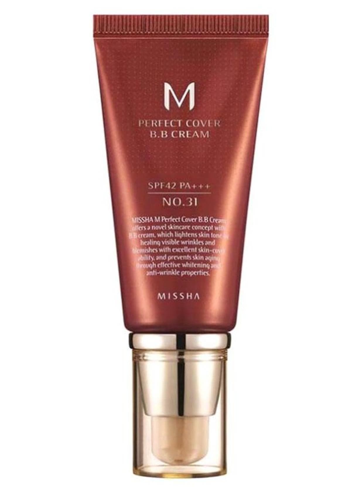 M Perfect Cover BB Cream With SPF 42 PA+++ Golden Beige