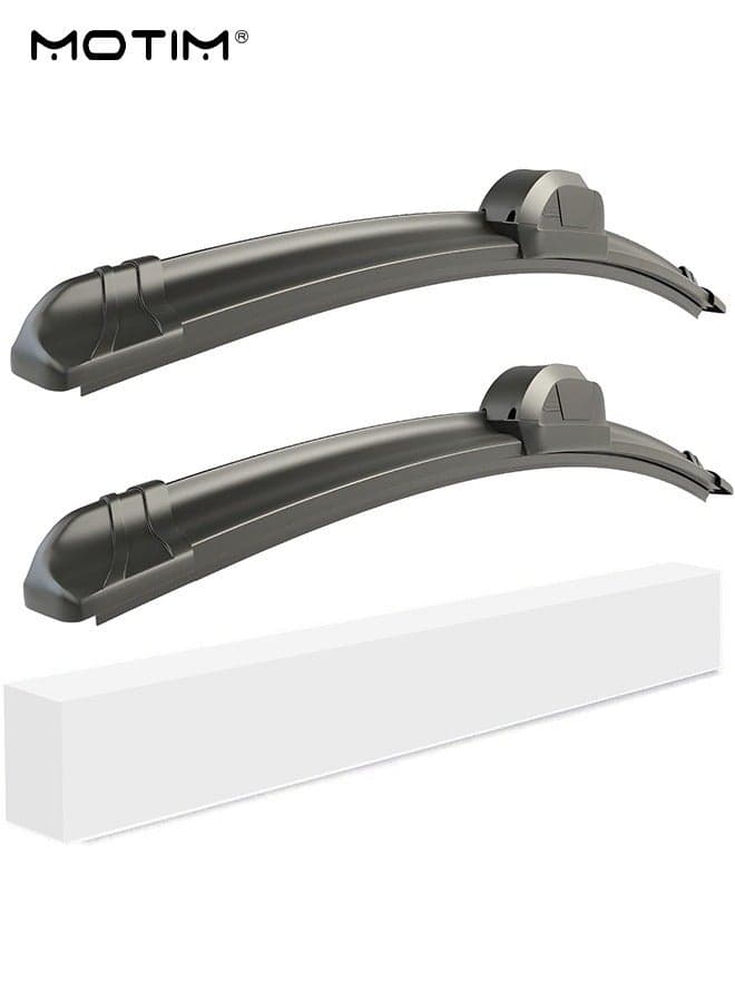 26" + 20" (Set of 2) Front Windshield Car Wiper for Driver Side and Passenger Side, Boneless Wiper Blade, All-Seasons