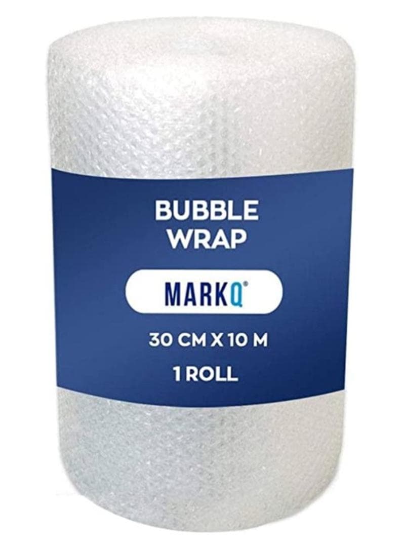 Bubble Wrap Roll, 30 cm x 10 m Air Bubble Cushioning Wrap for Packaging, Shipping, Mailing, Packing and Moving Supplies