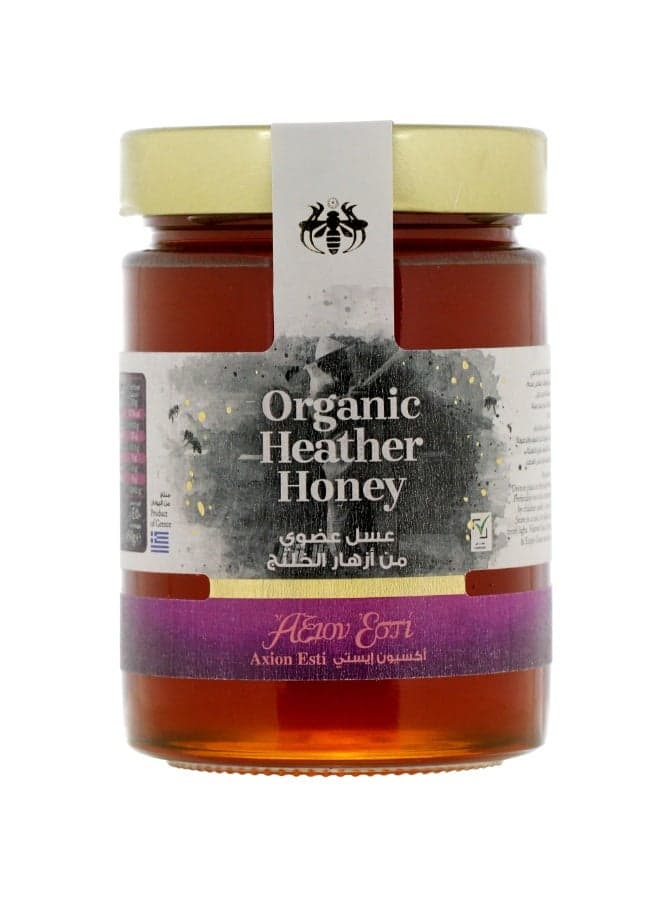 Axion Esti Organic Heather Honey 450g | Raw Greek Heather Honey | Premium Organic Honey