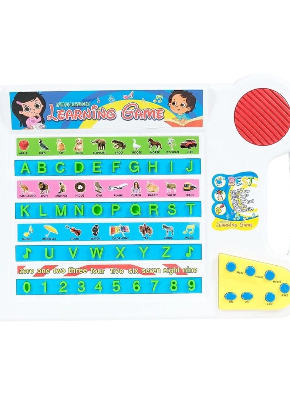 Interactive Intelligence Learning Game with Music – Educational Toy for Kids to Enhance Cognitive Skills, Creativity, and Early Development