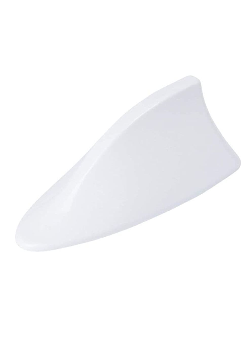 Shark Fin Roof Antenna Aerial FM/AM Radio Signal Decoration Car Trim Universal White