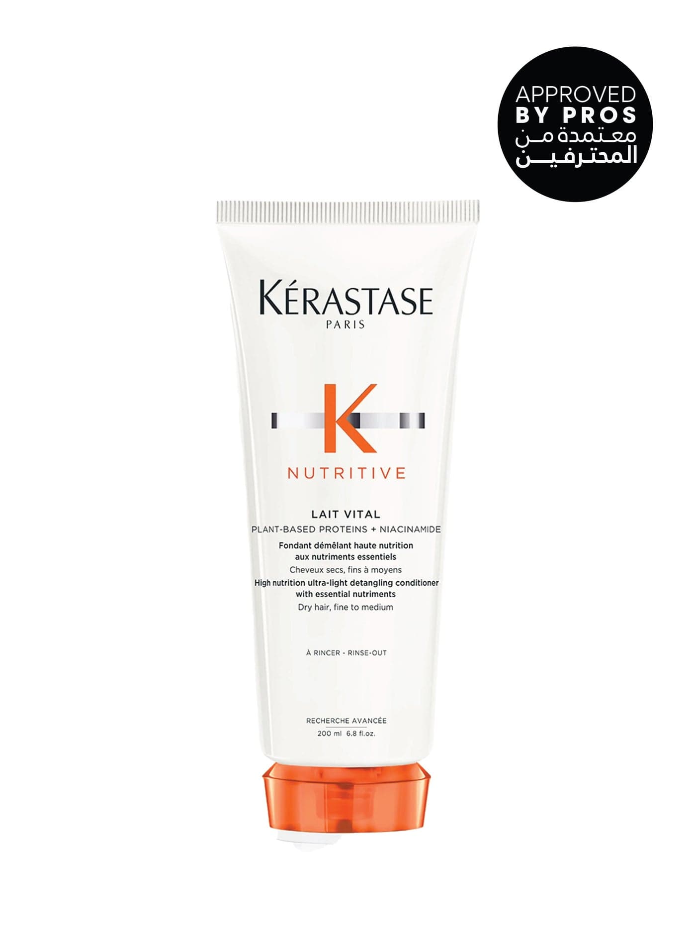 Nutritive Lait Vital High Nutrition Ultra-Light Conditioner for Dry, Fine to Medium Hair 200ml