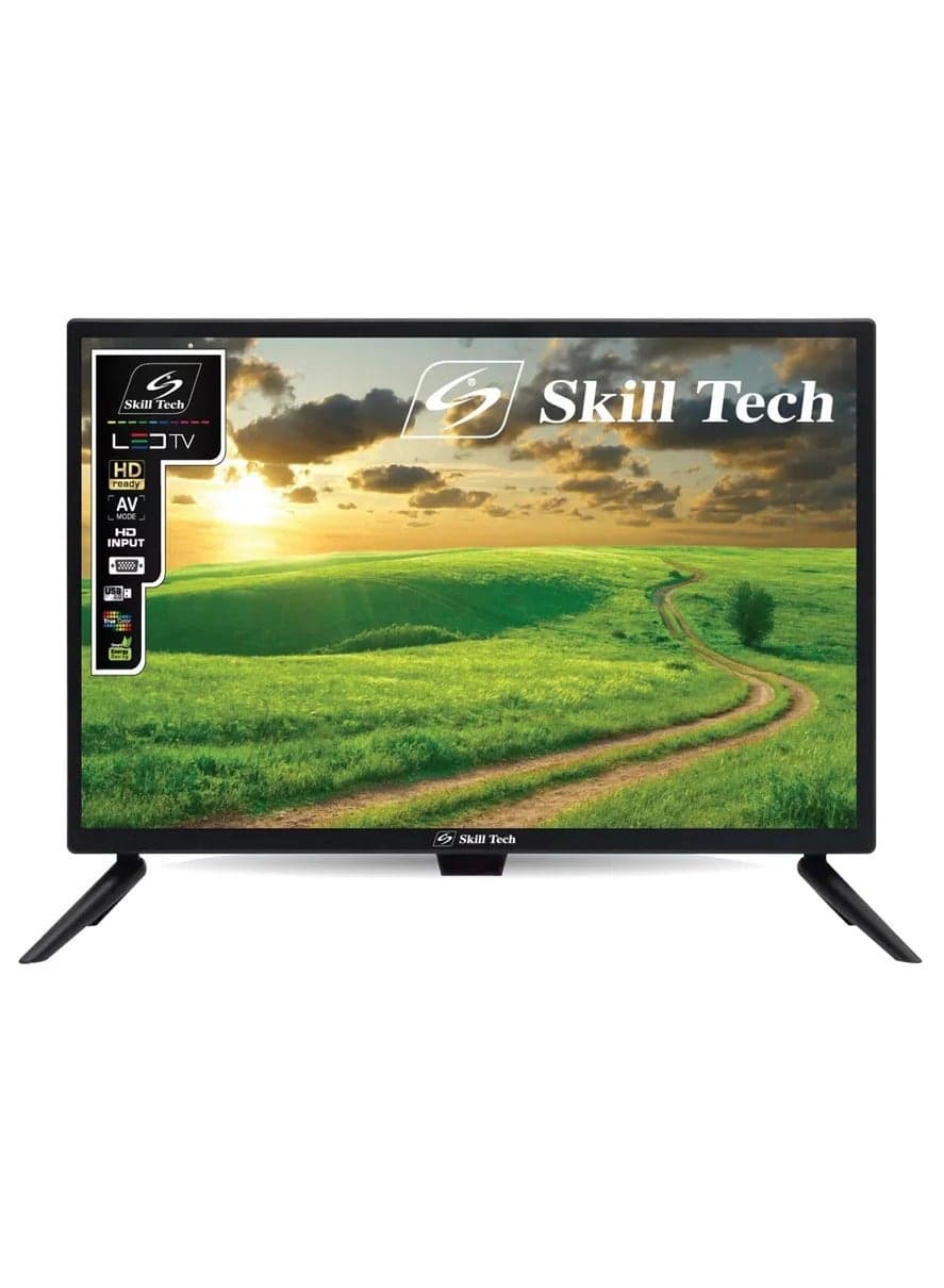 SK1920N 19-Inch HD Ready TV (1440x960) – 16:10 Aspect Ratio, 5ms Response Time, HDMI/VGA/USB/AV Ports, Dual Speakers, Energy-Efficient, Ideal for Bedroom & Small Spaces