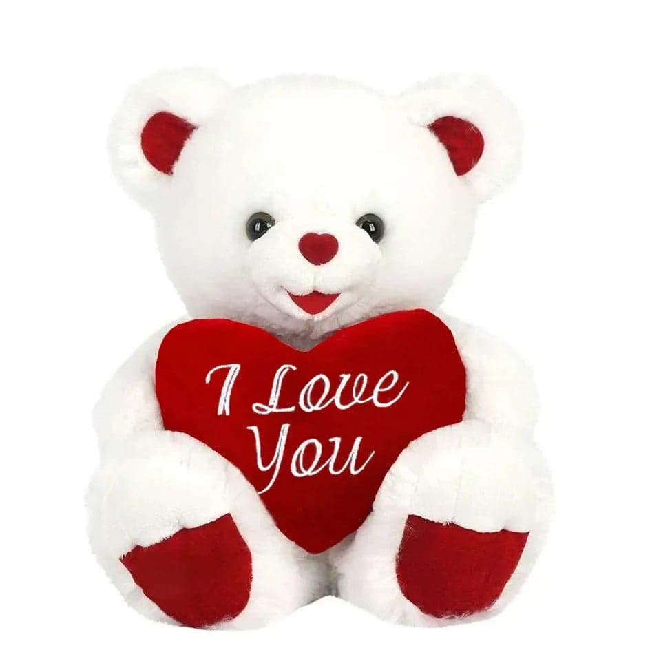 I Love You Red Heart Big Teddy Bear Plush Toy – Extra Large Stuffed Animal for Valentine's Day, Mother's Day & Gifts for Her, Him, Kids – Soft Cuddly Huggable Bear Doll