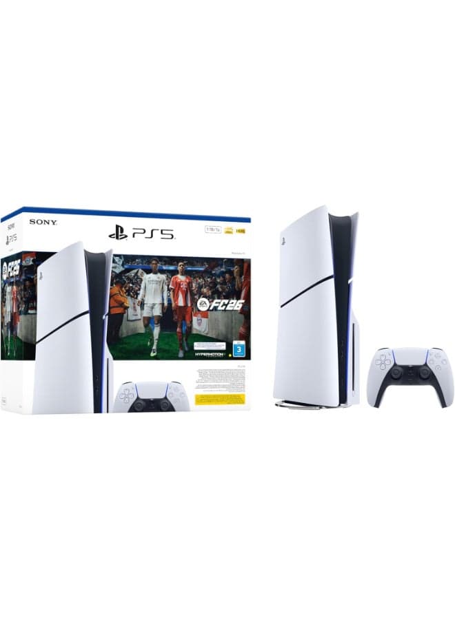 PlayStation 5 Disc Edition with EA SPORTS FC 26 Bundle