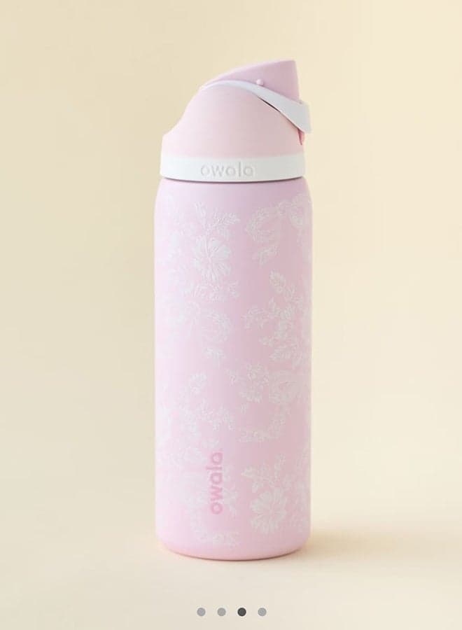 Insulated Stainless Steel Water Bottle With Straw For Sports Travel And School BPA Free Sports Water Bottle(32OZ)