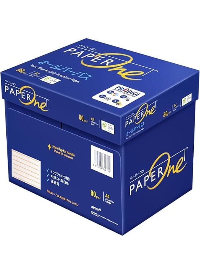PaperOne™ All Purpose Premium Copy Paper, 80 GSM, A4 Size, 5 reams per Carton Box