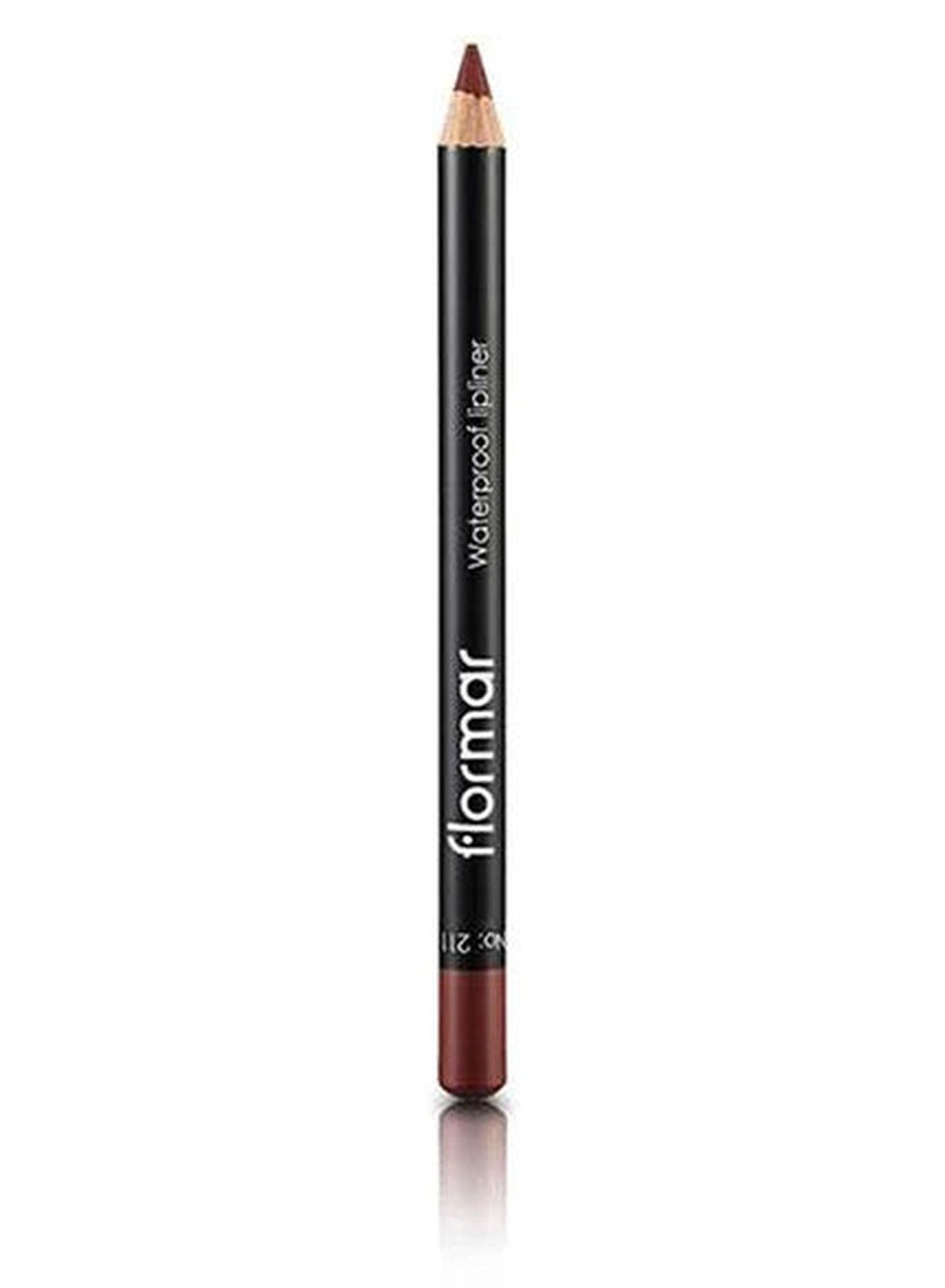 Highly Pigmented & Matte Finish Waterproof Lipliner Pencil 211 Classical Brown