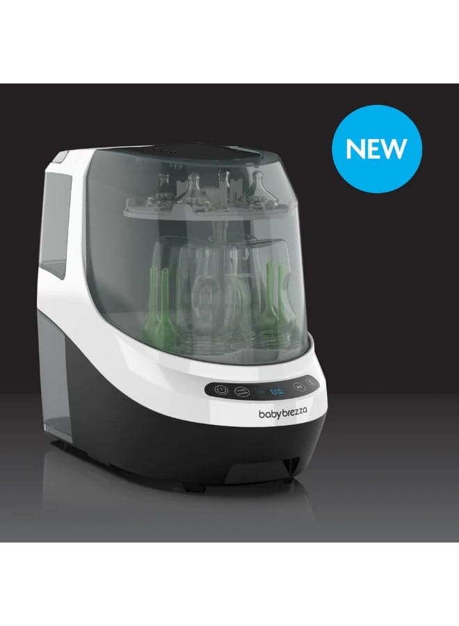 Baby Brezza Bottle Washer Pro - Baby Bottle Washer, Sterilizer + Dryer - All in One Machine Cleans Bottles, Pump Parts, & Sippy Cups - Replaces Hand Washing, Bottle Brushes and Drying Racks