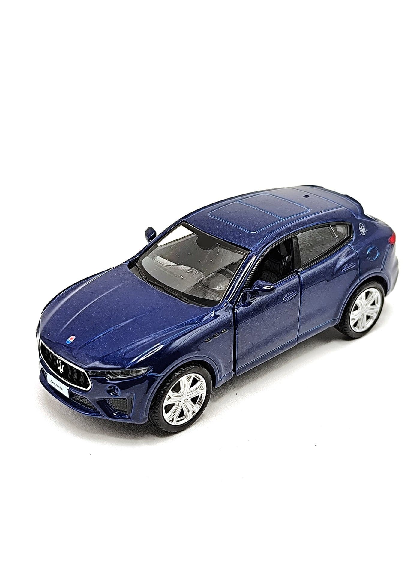 Maserati Levante GTS 2019 Die-Cast Model Car – 1:36 Scale | Pull Back Action | Opening Doors | Realistic Luxury SUV Design | Premium Collectible Display Model for Kids & Collectors - Blue