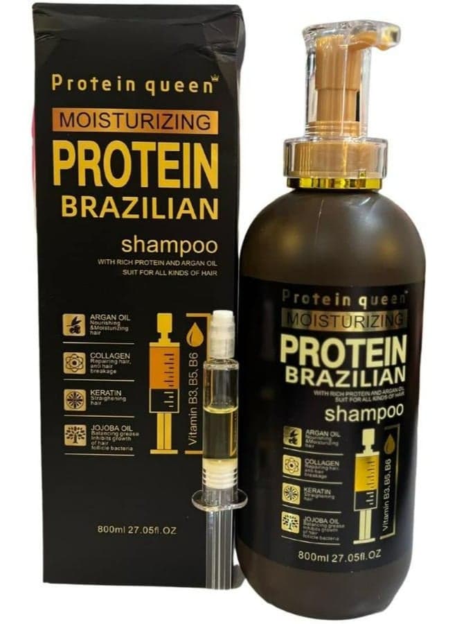 Moisturizing Protine Brazilian Shampoo 800 ML