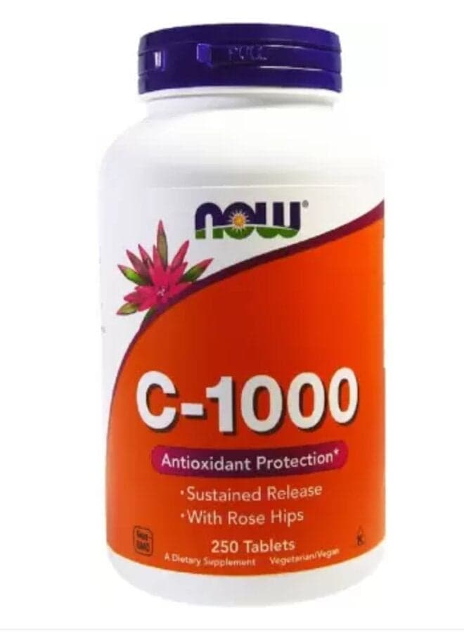 Vitamin C 1000 With Rose Hips 250 Tablets