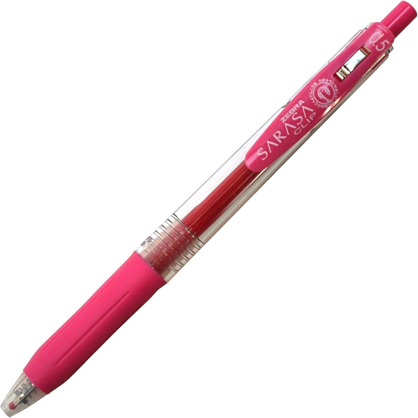Zebra Sarasa Clip Pen 0.5 mm, Pink (JJ15-P)