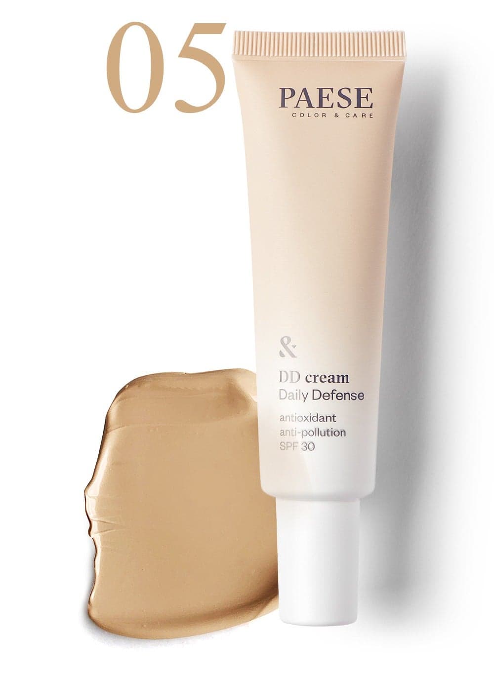 DD Cream SPF 30 Antioxidant & Anti-Pollution Cream, Daily Defense Tinted Face Cream, SPF30 UV Protection, 5N Honey, 30 ml