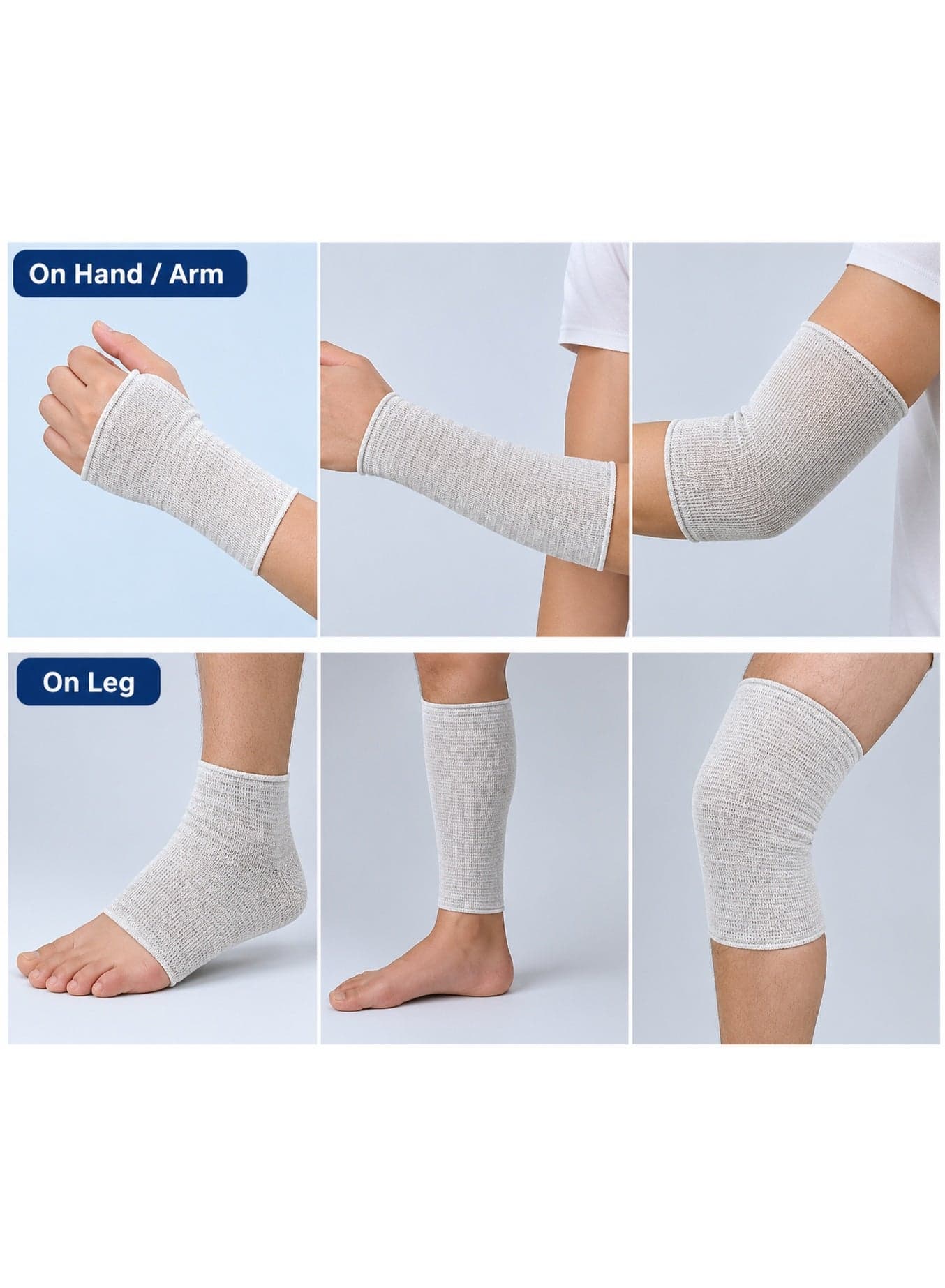 7.50 Tubular Elastic Bandage 2 Meter – Stretchable Compression Support for Hand, Arm, Knee & Leg