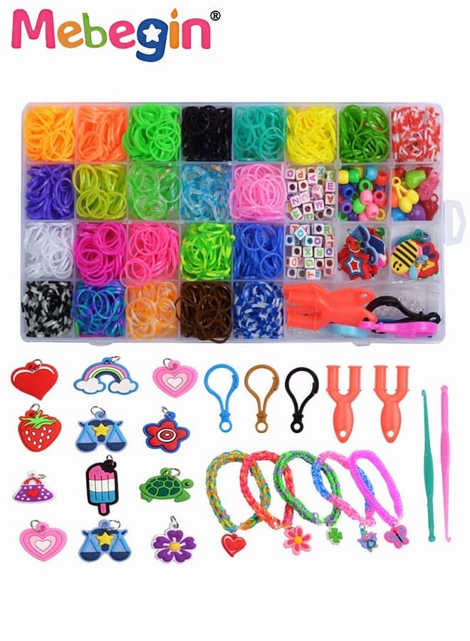 DIY Rubber Bands Kit toys for Bracelet Making Kit DIY Art and Craft Mega Refill kit Girls Creativity Gift