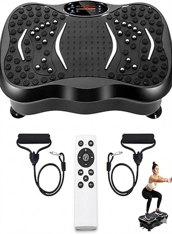 Vibration Plate Exercise Machine – Whole Body Fitness Platform for Weight Loss, Recovery & Circulation | Home Workout Trainer with LED Display & Remote | 330lbs Capacity