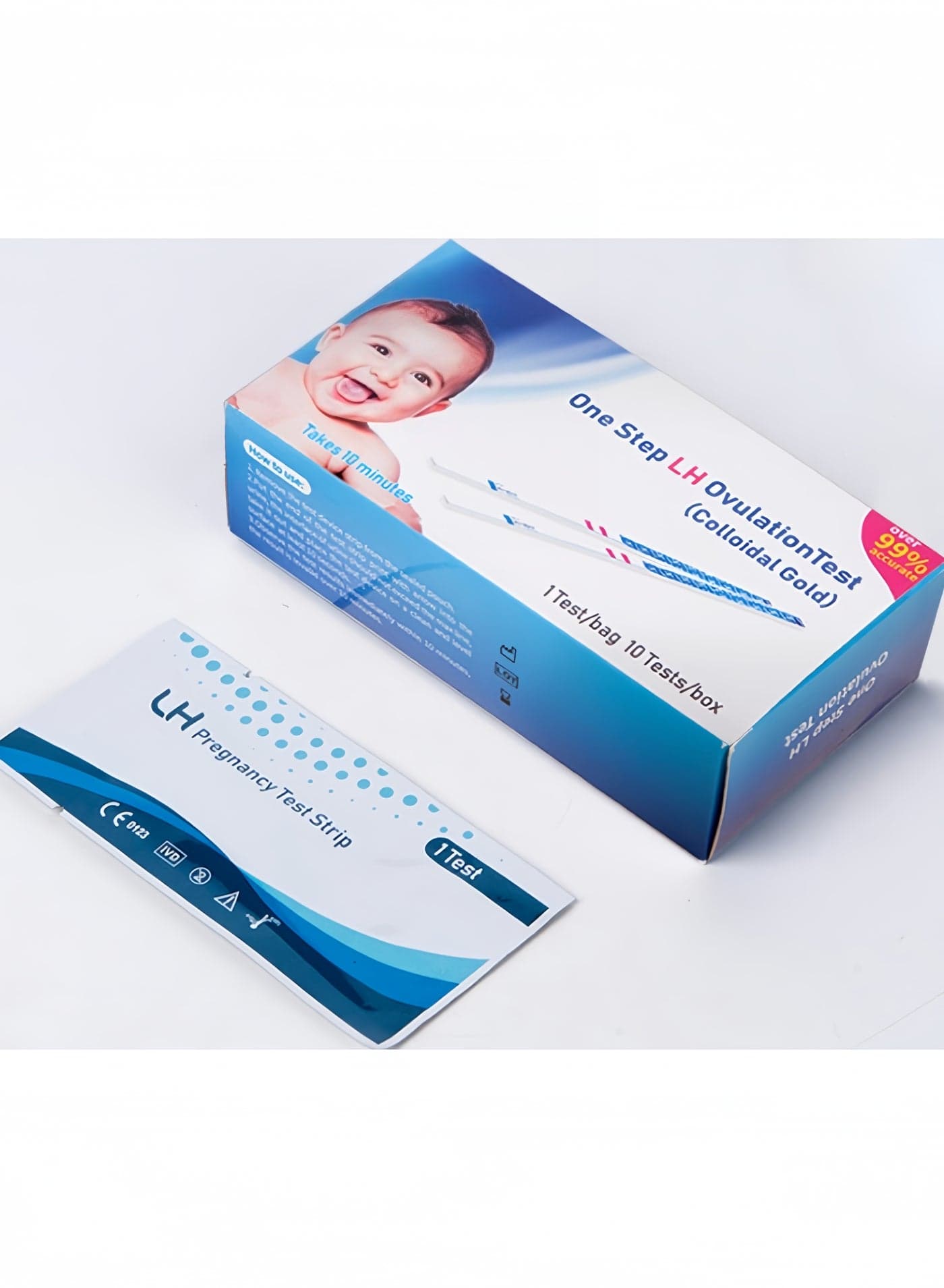 Ovulation Test Strips, 10 Pack Fertility Tests, Ovulation Predictor Kit