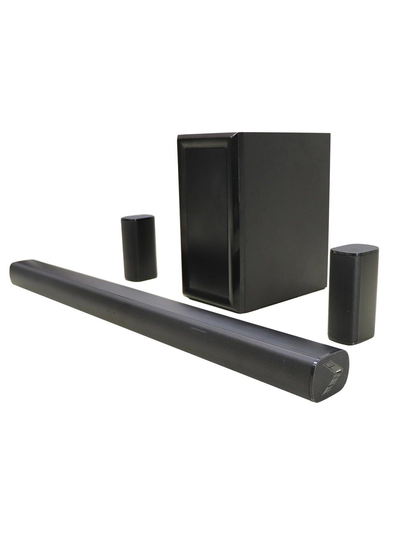 5.1Ch Soundbar With Wireless Subwoofer Home Theatre-3600W PMPO With Bluetooth, USB, SD Card Compatible TH-N430B Black