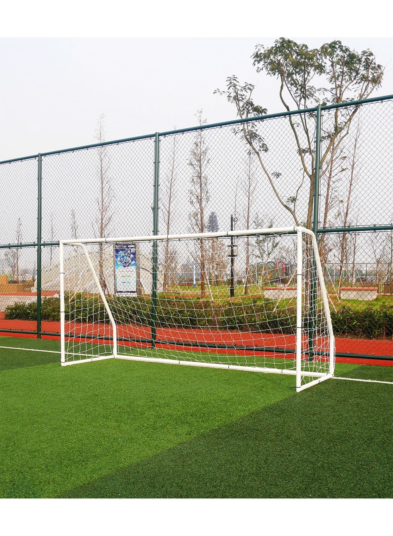 Professional Outdoor Football Goal with Metal Frame and Net