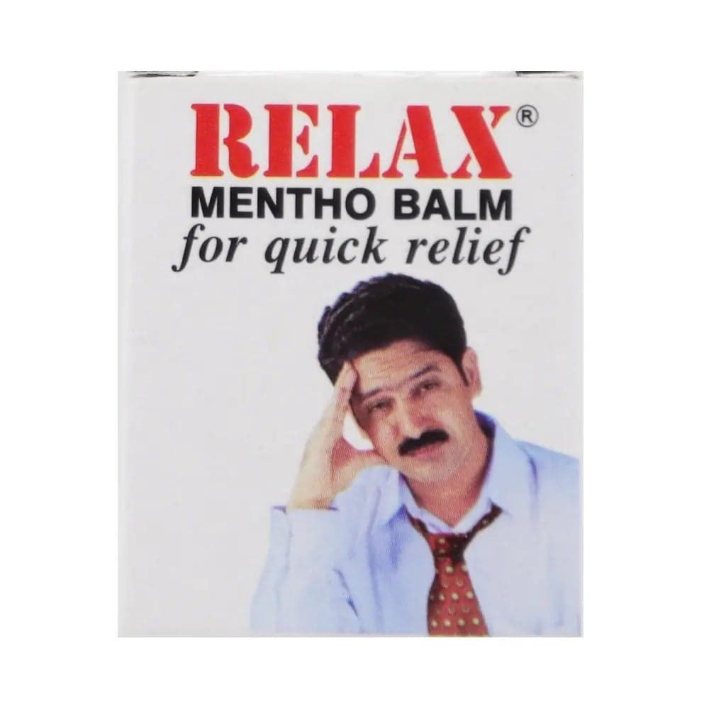 Relax Mentho Balm For Quick Relief From Headaches and Pains- 9gms