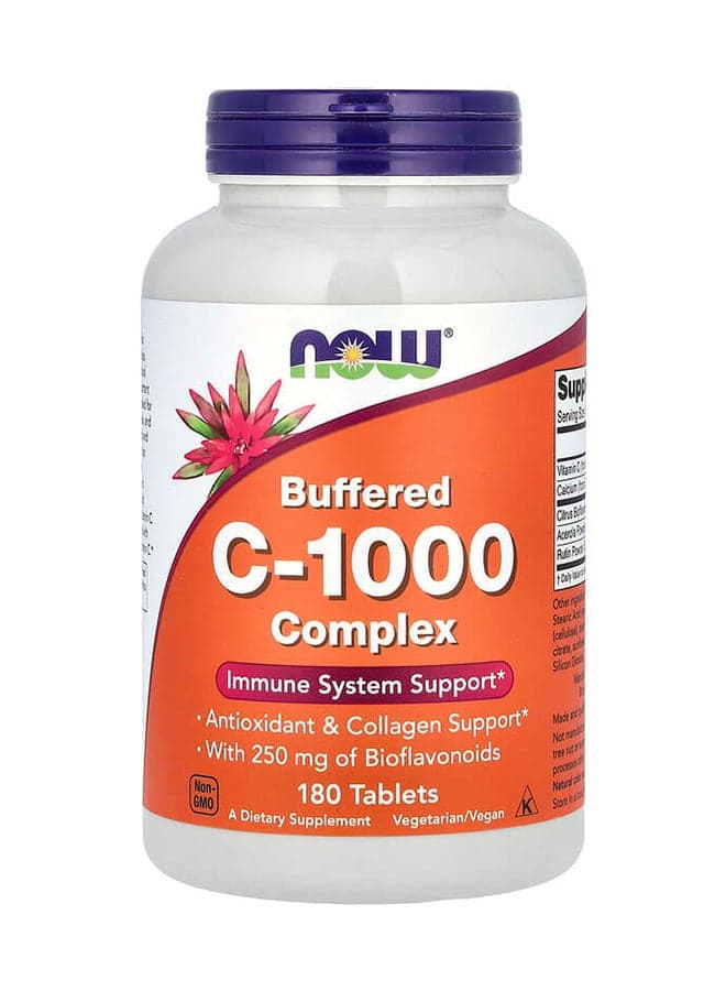 Buffered C-1000 Complex With 250mg Of Bioflavonoids - 180 Tablets